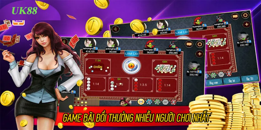 Game bài đổi thưởng uy tín UK88 có gì ấn tượng ?